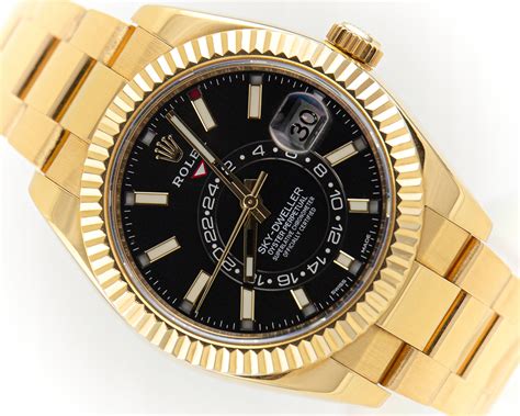 gewicht gouden rolex|Rolex sky dweller gold.